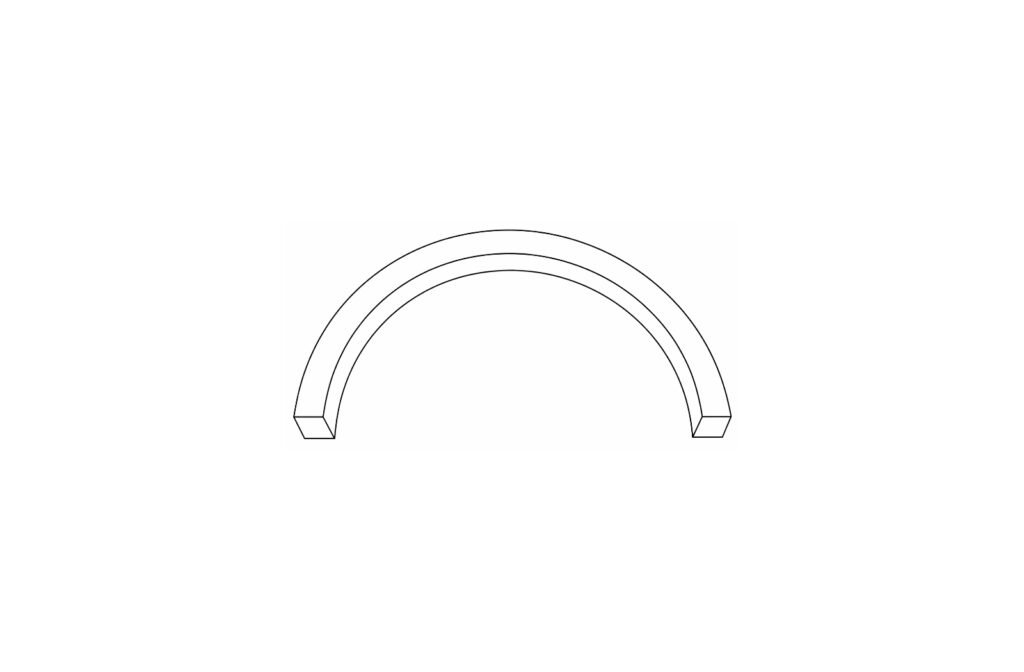 ALU-FL-5075- CURVE-R200-BK